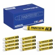 Markal Paintstik Original B Solid Paint Marker - White