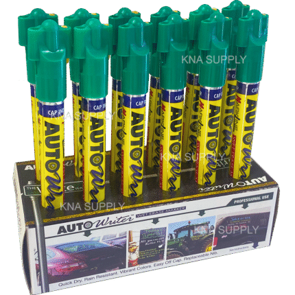 Autowriter Wet Erase Marker Packs - Green (37007)