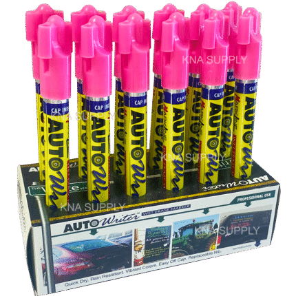 Autowriter Wet Erase Marker Packs - Pink (37002)