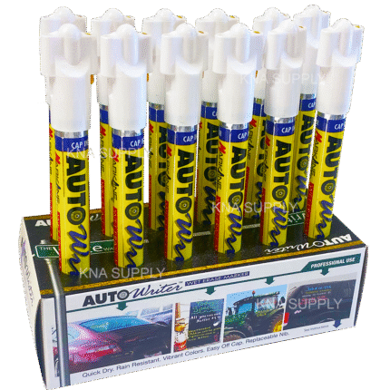 Autowriter Wet Erase Markers Packs - White (37004)