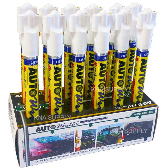 Autowriter Wet Erase Markers Packs - White (37004 ...