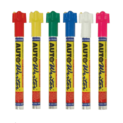 Assorted 6 Pack Autowriter Wet Erase Markers