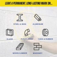 Markal Paintstik Original B Solid Paint Marker - Yellow - Image 5