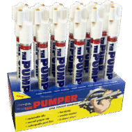The Pumper Permanent Marker Packs - White