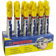 The Pumper Permanent Marker Packs - Yellow