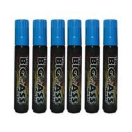 Big Glass Wet Erase Marker Packs - Blue