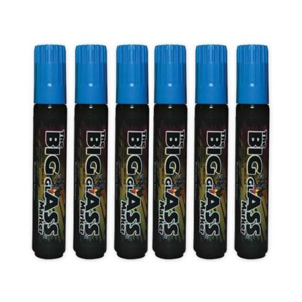 Big Glass Wet Erase Marker Packs - Blue