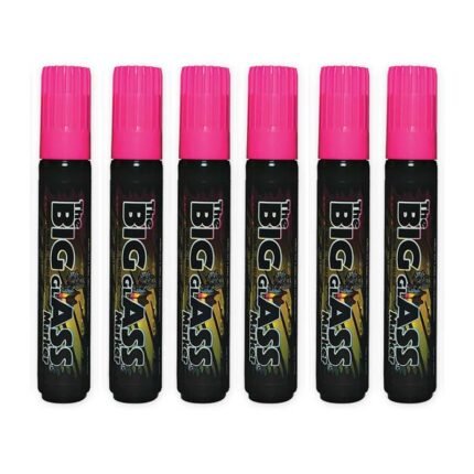 Big Glass Wet Erase Marker Packs - Pink