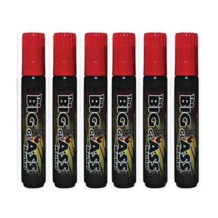 Big Glass Wet Erase Marker Packs - Red