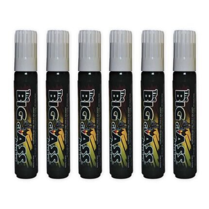 Big Glass Wet Erase Marker Packs - White