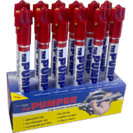 The Pumper Permanent Marker Packs - Red