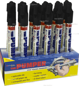 The Pumper Permanent Marker Packs - Black