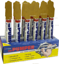 The Pumper Permanent Marker Packs - Gold
