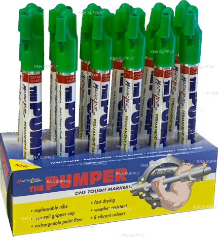 The Pumper Permanent Marker Packs - Green