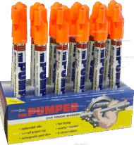 The Pumper Permanent Marker Packs - Orange