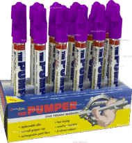 The Pumper Permanent Marker Packs - Purple