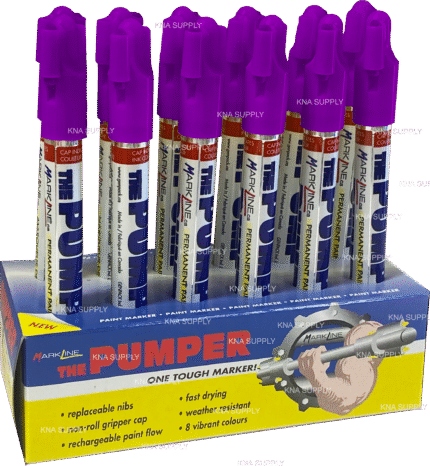 The Pumper Permanent Marker Packs - Purple